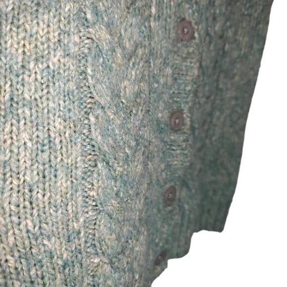L L Bean Button Front Wool Vest - Picture 2 of 6